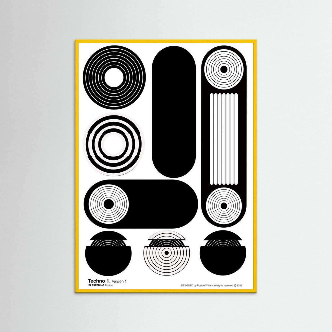TECNO 1 - V1 by WalkinHISlight.art - Fine Art Printed Posters