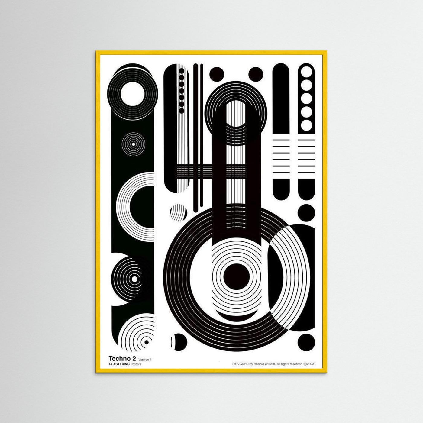 TECHNO 2 - V1 by WalkinHISlight.art - Fine Art Printed Posters