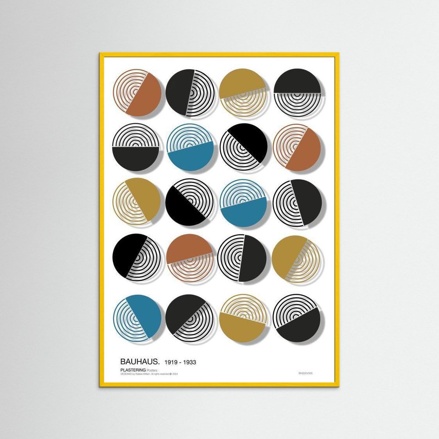 BAUHAUS 1919-1933 D001 V5 by WalkinHISlight.art - Fine Art Printed Posters