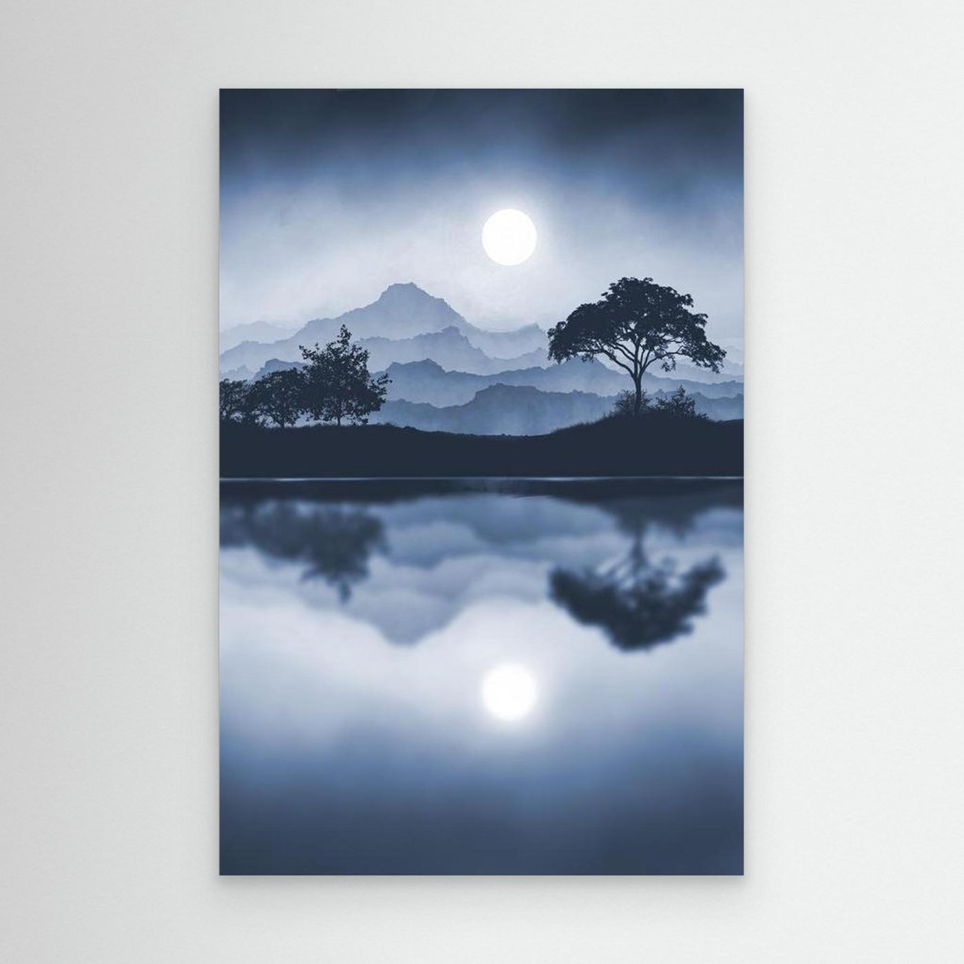 BLUE MOON by WalkinHISlight.art - Fine Art Canvases