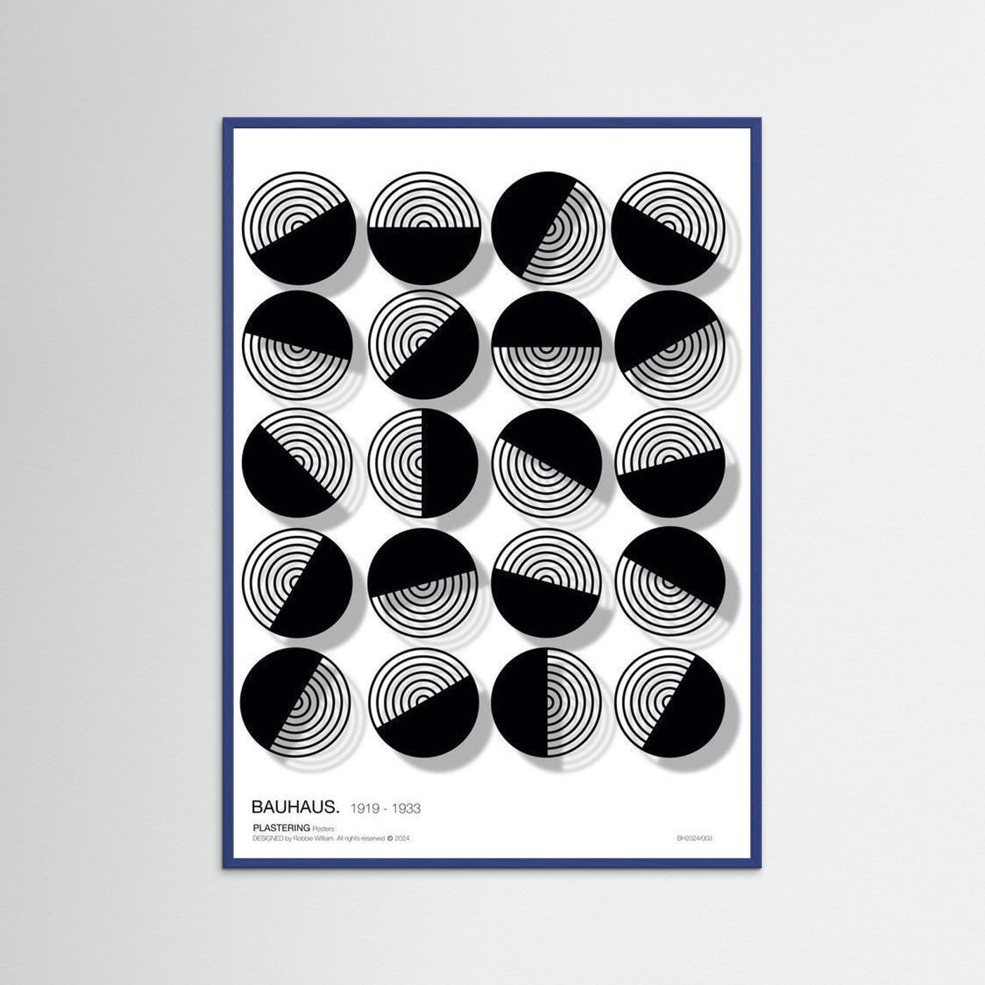 BAUHAUS 1919-1933 - D001 V3 by WalkinHISlight.art - Fine Art Printed Posters