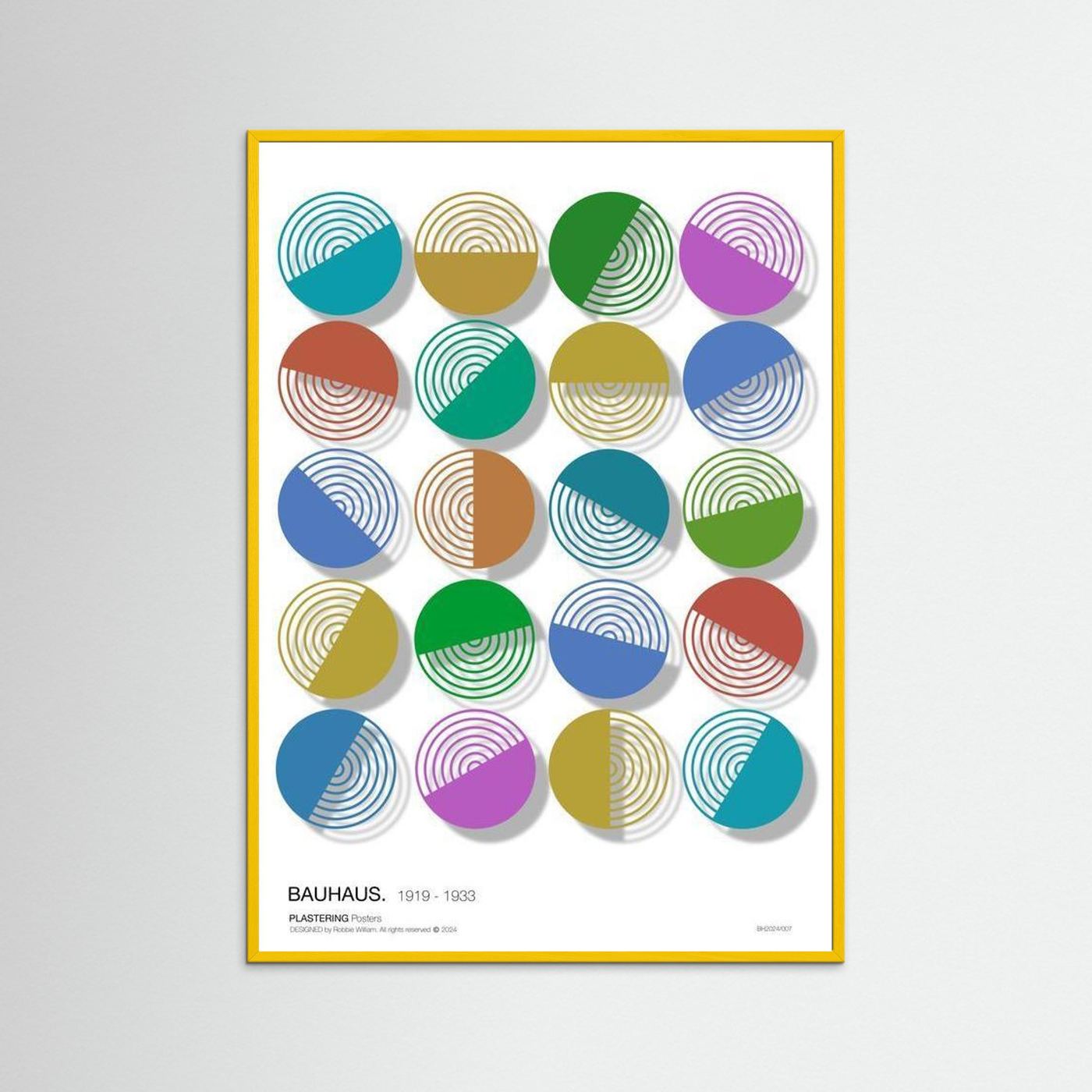 BAUHAUS 1919-1933 D001 V7 by WalkinHISlight.art - Fine Art Printed Posters