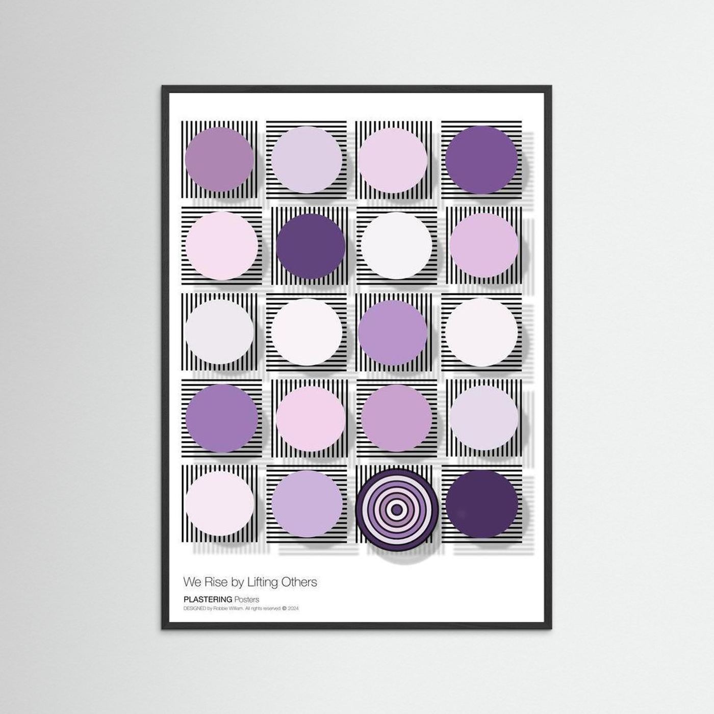 WE RISE BY LIFTING OTHERS - D003 V3 by WalkinHISlight.art - Fine Art Printed Posters