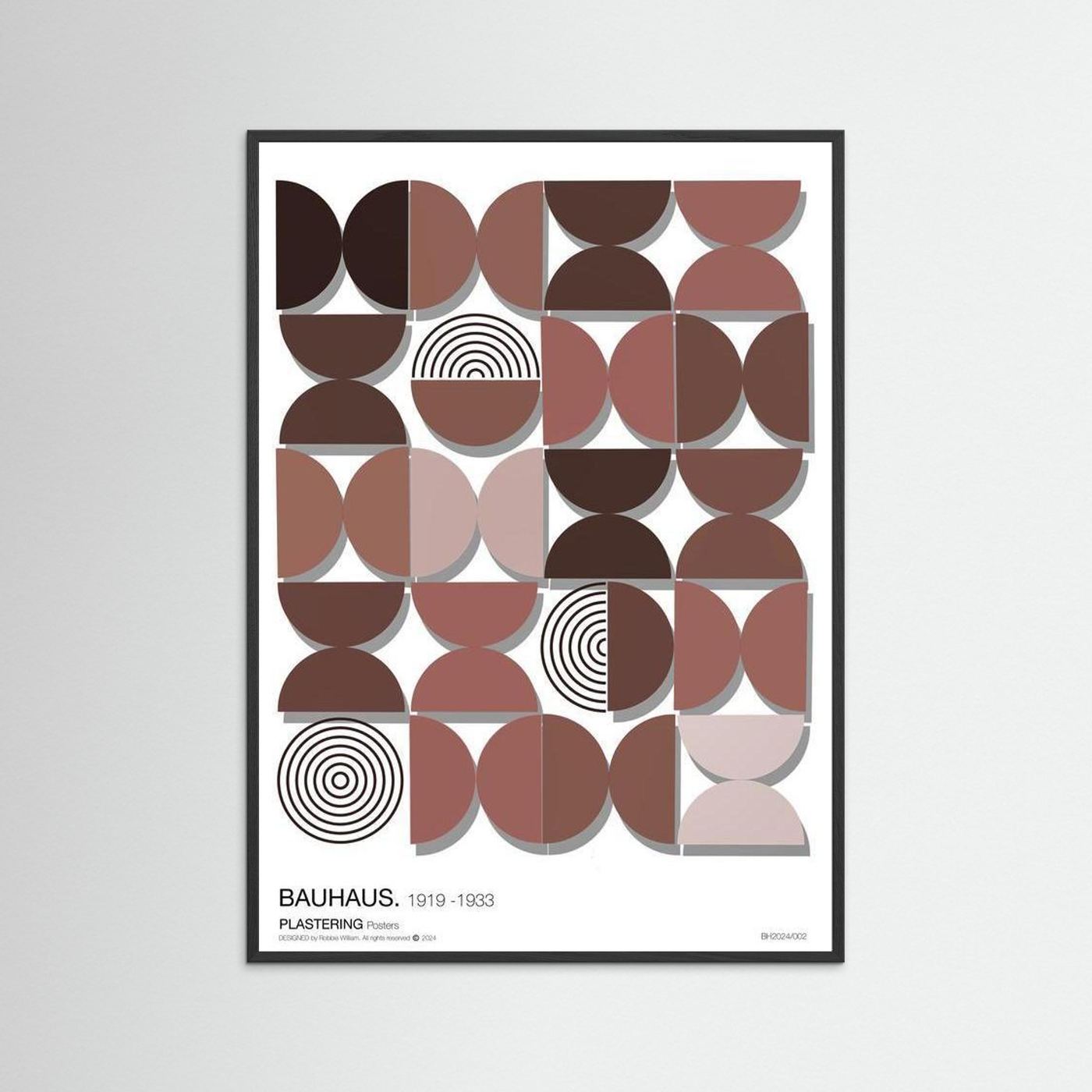 BAUHAUS 1919-1933 D002 V2 by WalkinHISlight.art - Fine Art Printed Posters