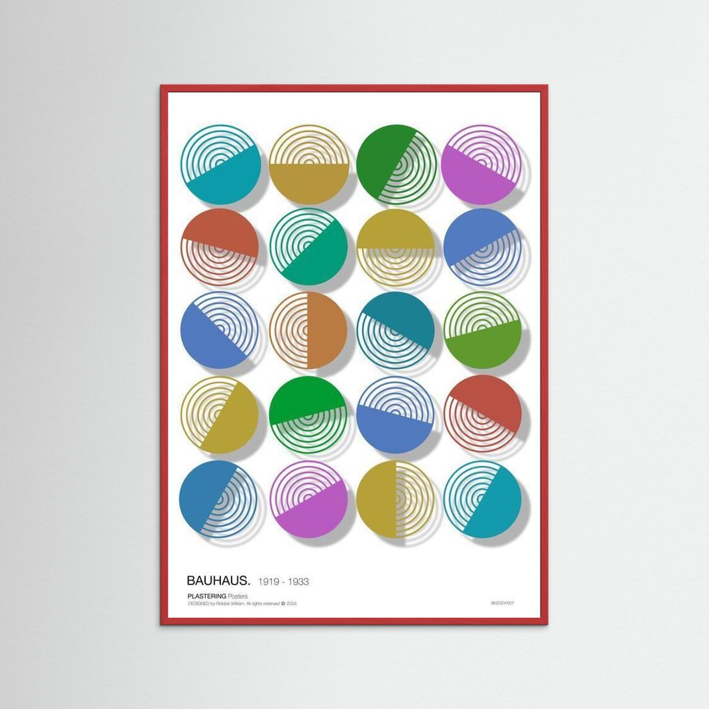 BAUHAUS 1919-1933 D001 V7  by WalkinHISlight.art - Fine Art Printed Posters