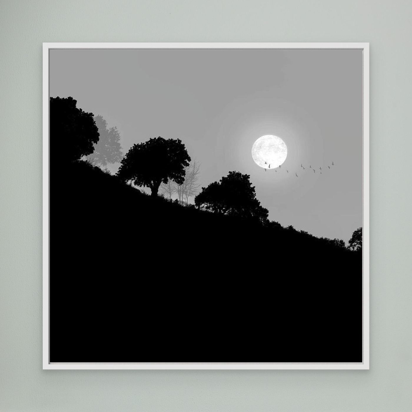 FAIR MOON RISING  by WalkinHISlight.art - Fine Art Canvases