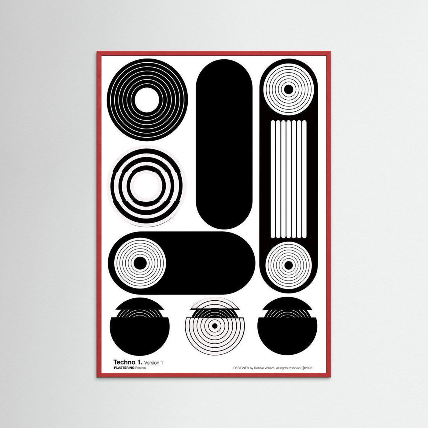 TECNO 1 - V1 by WalkinHISlight.art - Fine Art Printed Posters