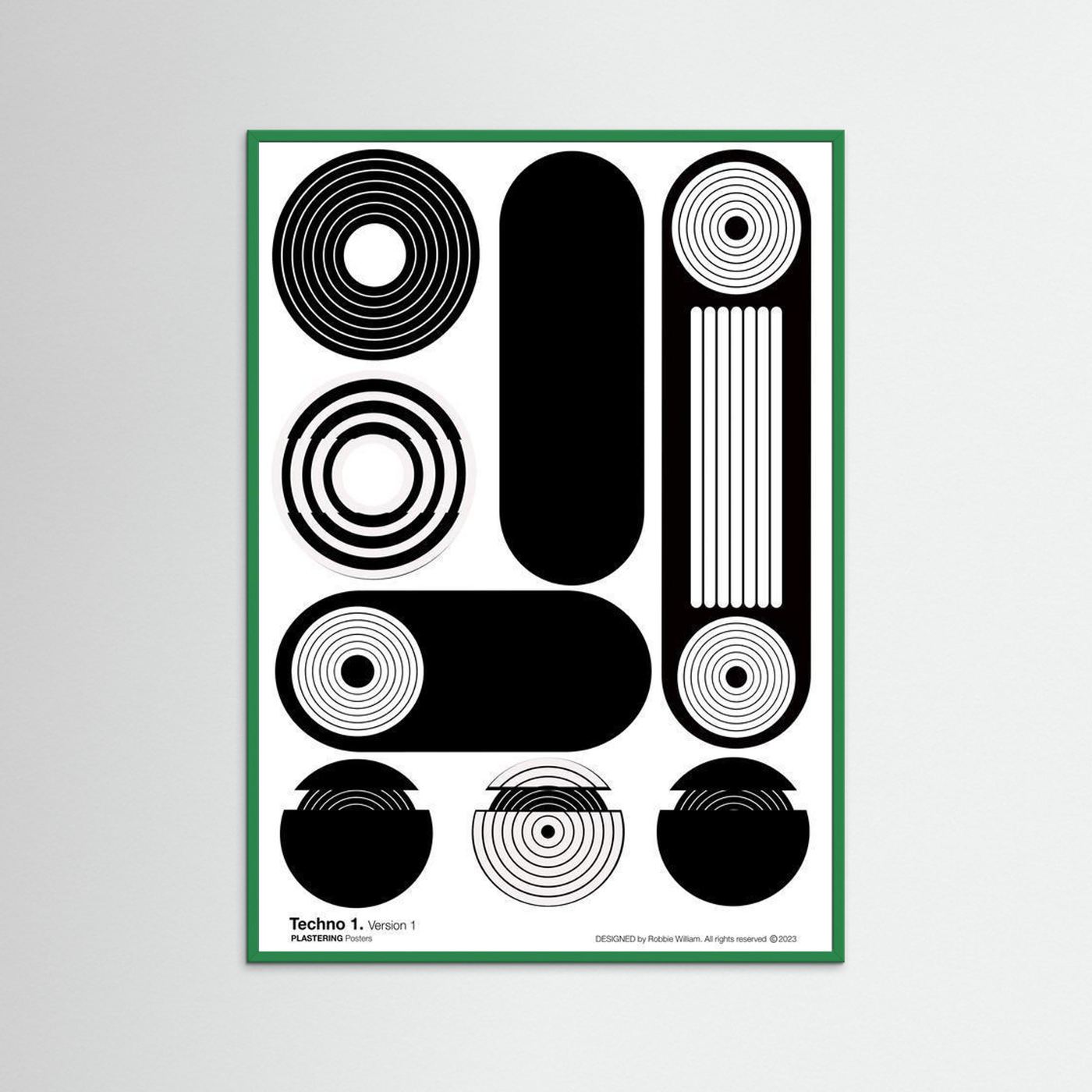 TECNO 1 - V1 by WalkinHISlight.art - Fine Art Printed Posters