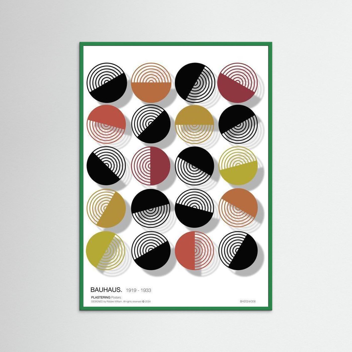 BAUHAUS 1919-1933 D001 V6  by WalinHISlight.art - Fine Art Printed Posters