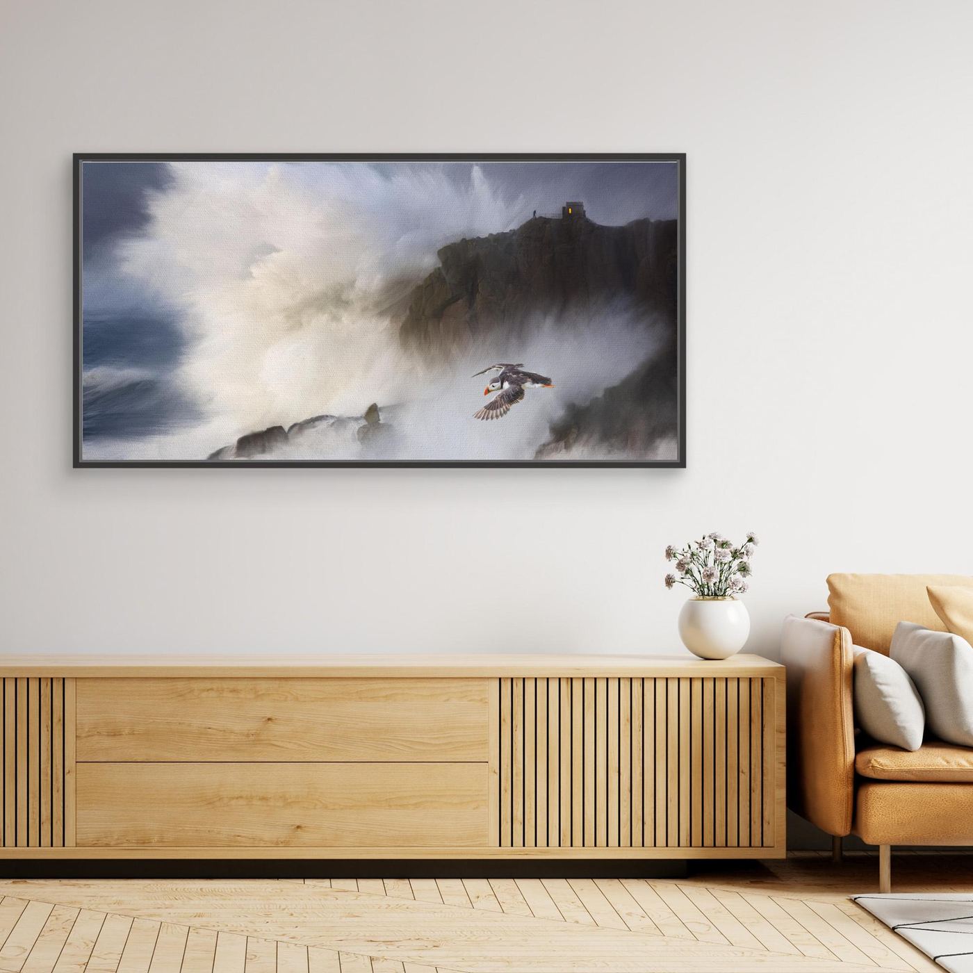 ROUGH SEAS  Walk In HIS Light | Fine Art Canvases