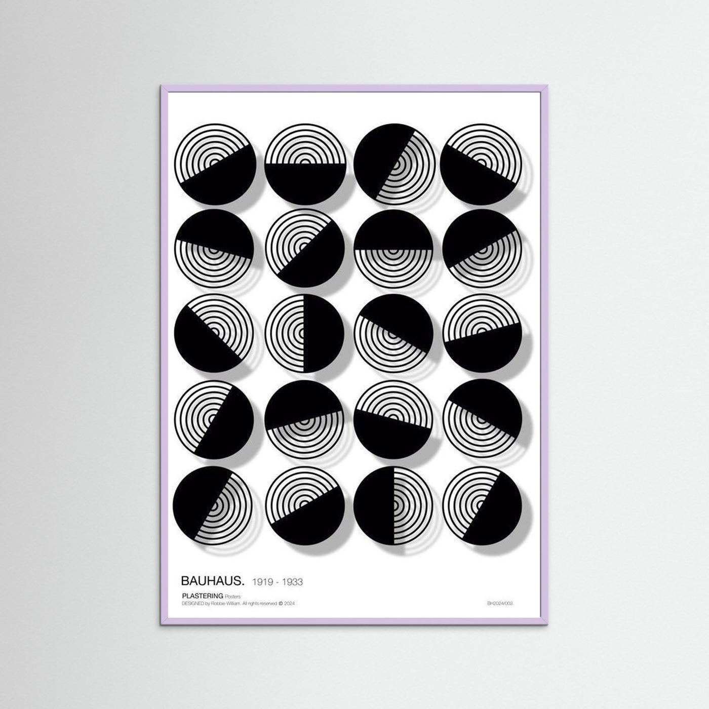 BAUHAUS 1919-1933 - D001 V3  by WalkinHISlight.art - Fine Art Printed Posters
