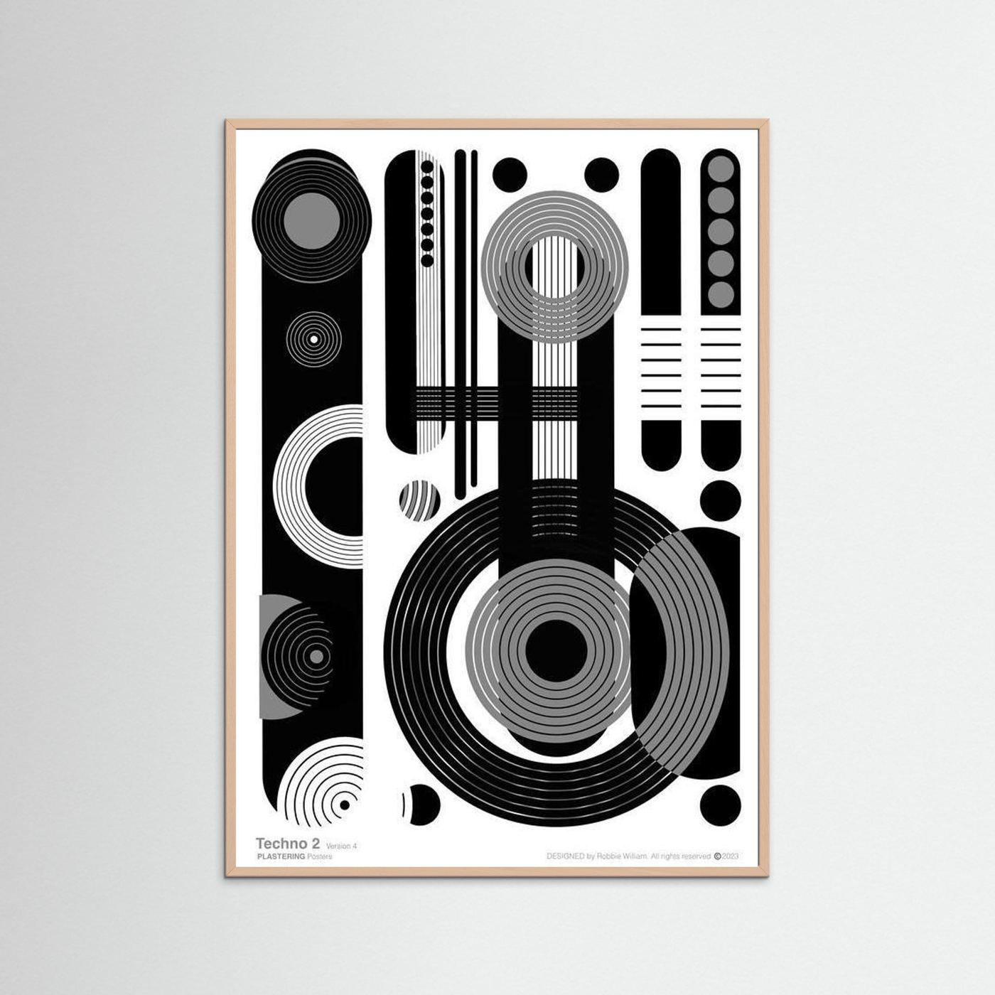 TECHNO 2 - V4 by WalkinHISlight.art - Fine Art Printed Posters