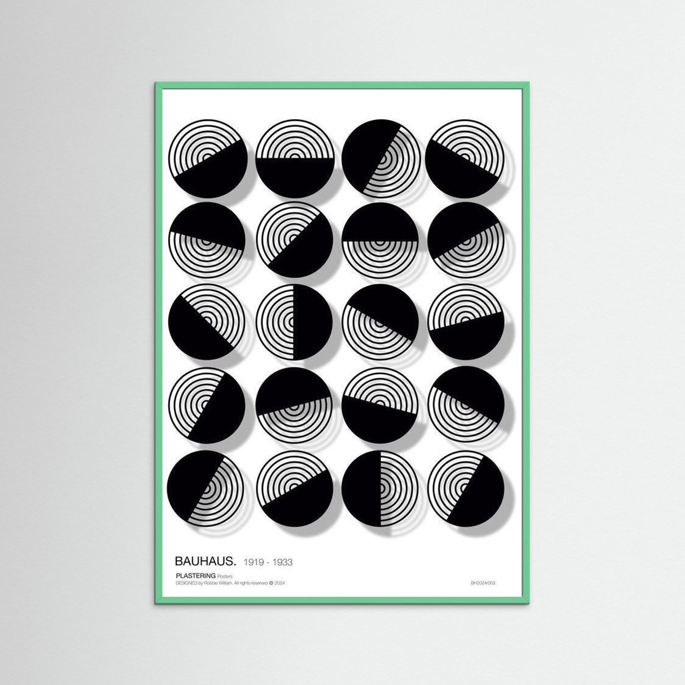 BAUHAUS 1919-1933 - D001 V3  by WalkinHISlight.art - Fine Art Printed Posters