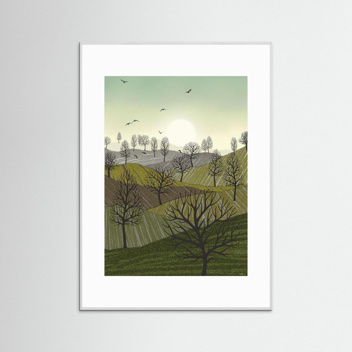 OVER THE HILLS  by WalkinHISlights.art - Fine Art Canvases