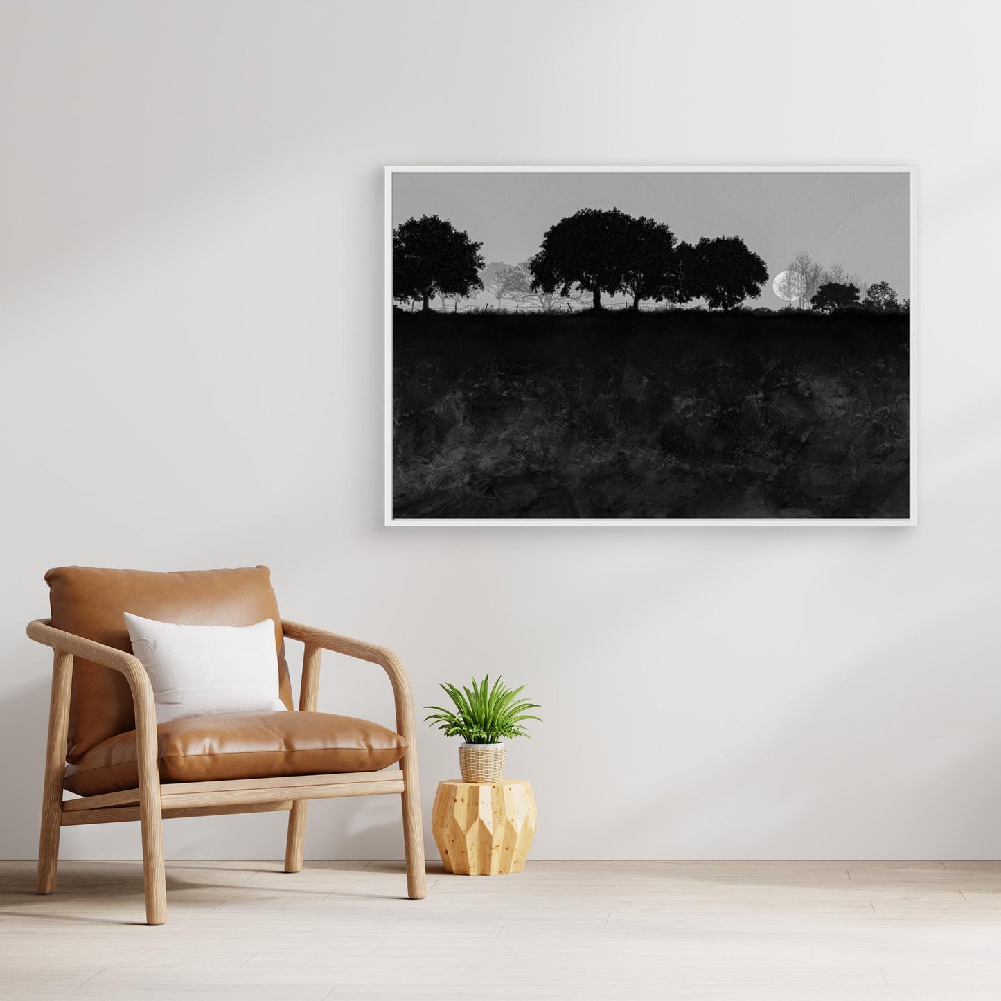 FULL MOON  by WalkinHISlight.art - Fine Art Canvases