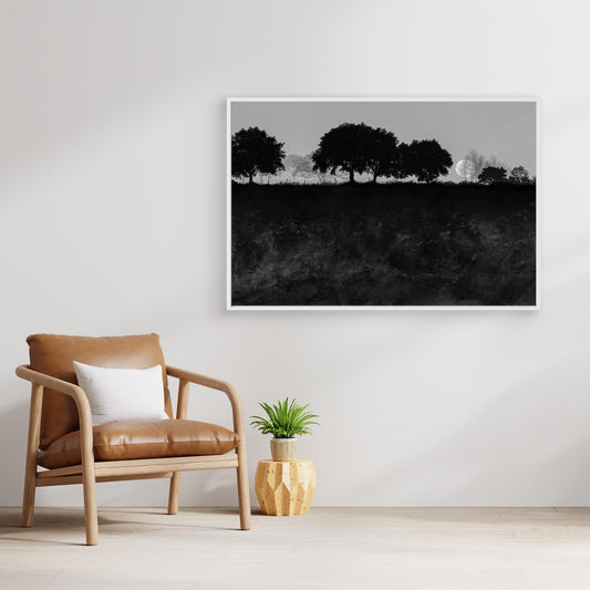 FULL MOON  by WalkinHISlight.art - Fine Art Canvases