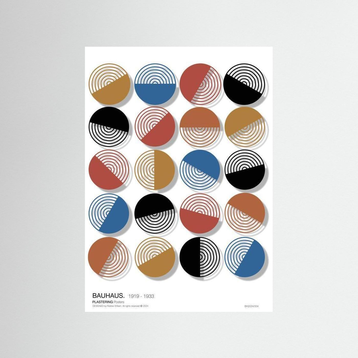 BAUHAUS 1919-1933 D001 V4. by WalkinHISlight.art - Fine Art Printed Posters