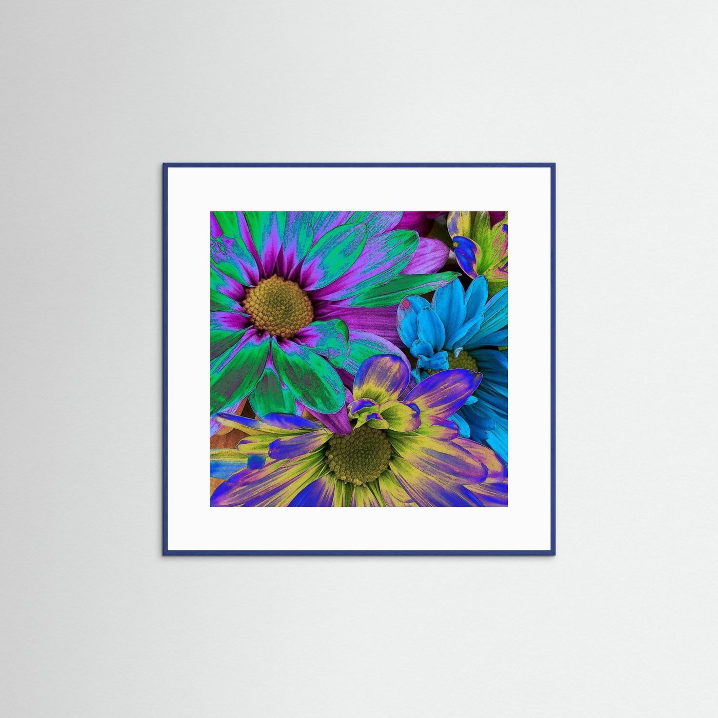 RAINBOW DAISIES 1 by WalkinHISlight.art - Fine Art Prints