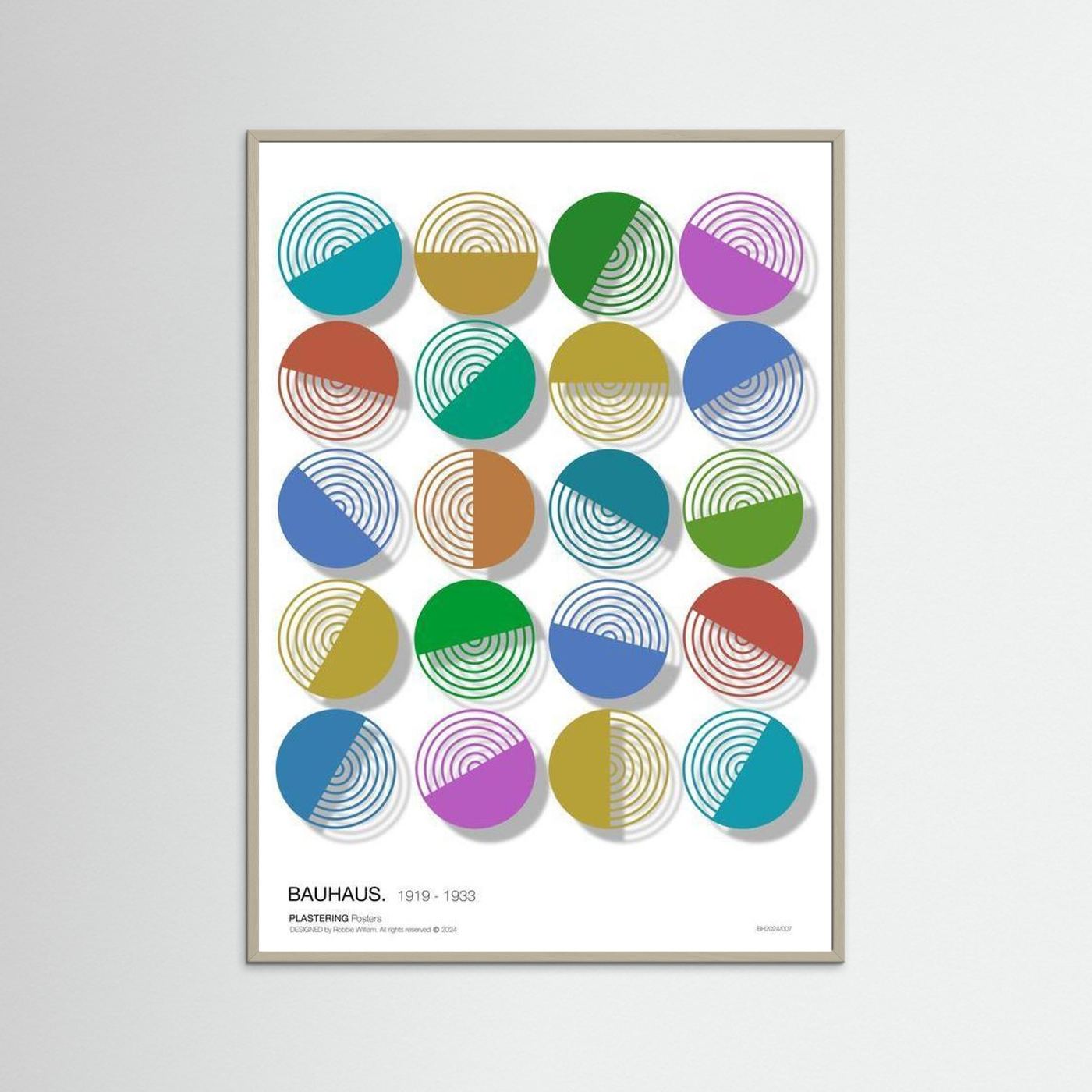 BAUHAUS 1919-1933 D001 V7  by WalkinHISlight.art - Fine Art Printed Posters