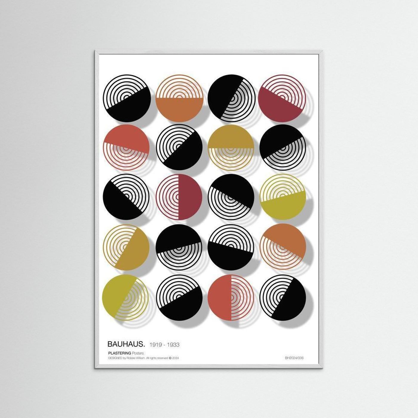 BAUHAUS 1919-1933 D001 V6  by WalinHISlight.art - Fine Art Printed Posters