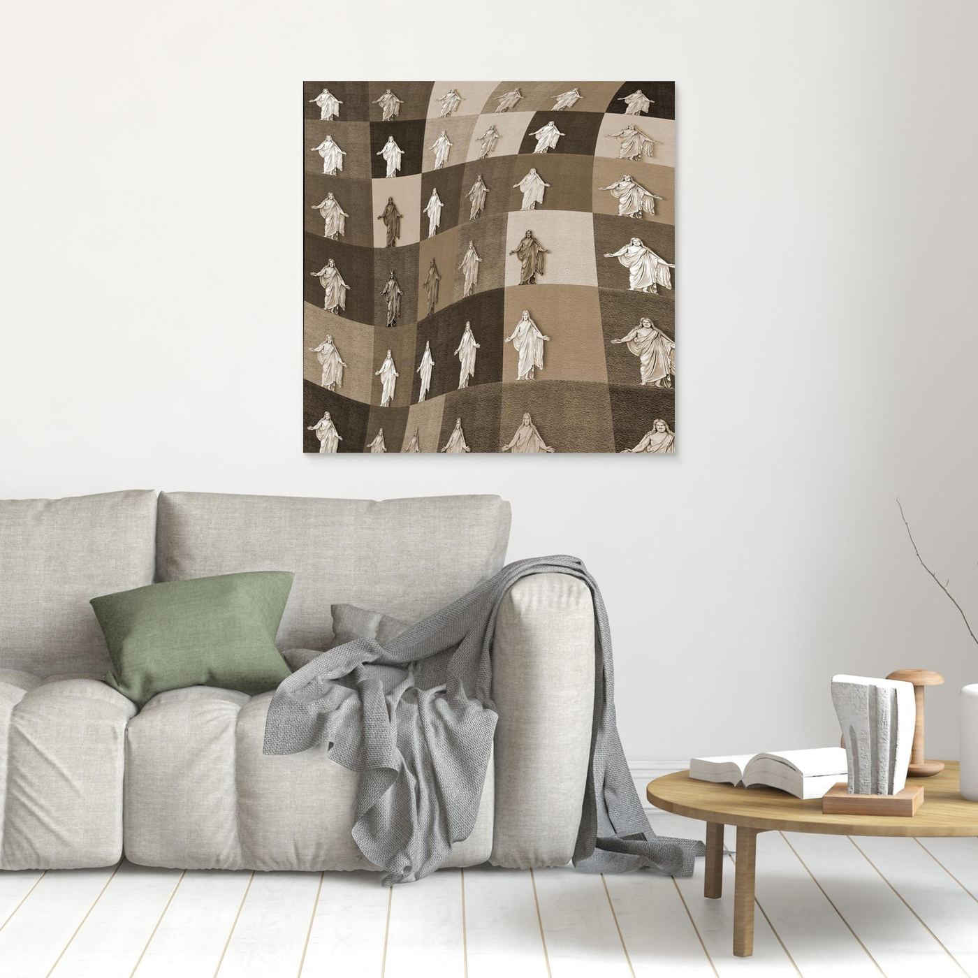 WOVEN INTO US 2 'Waves' by WalkinHISlight.art - Fine Art Canvas