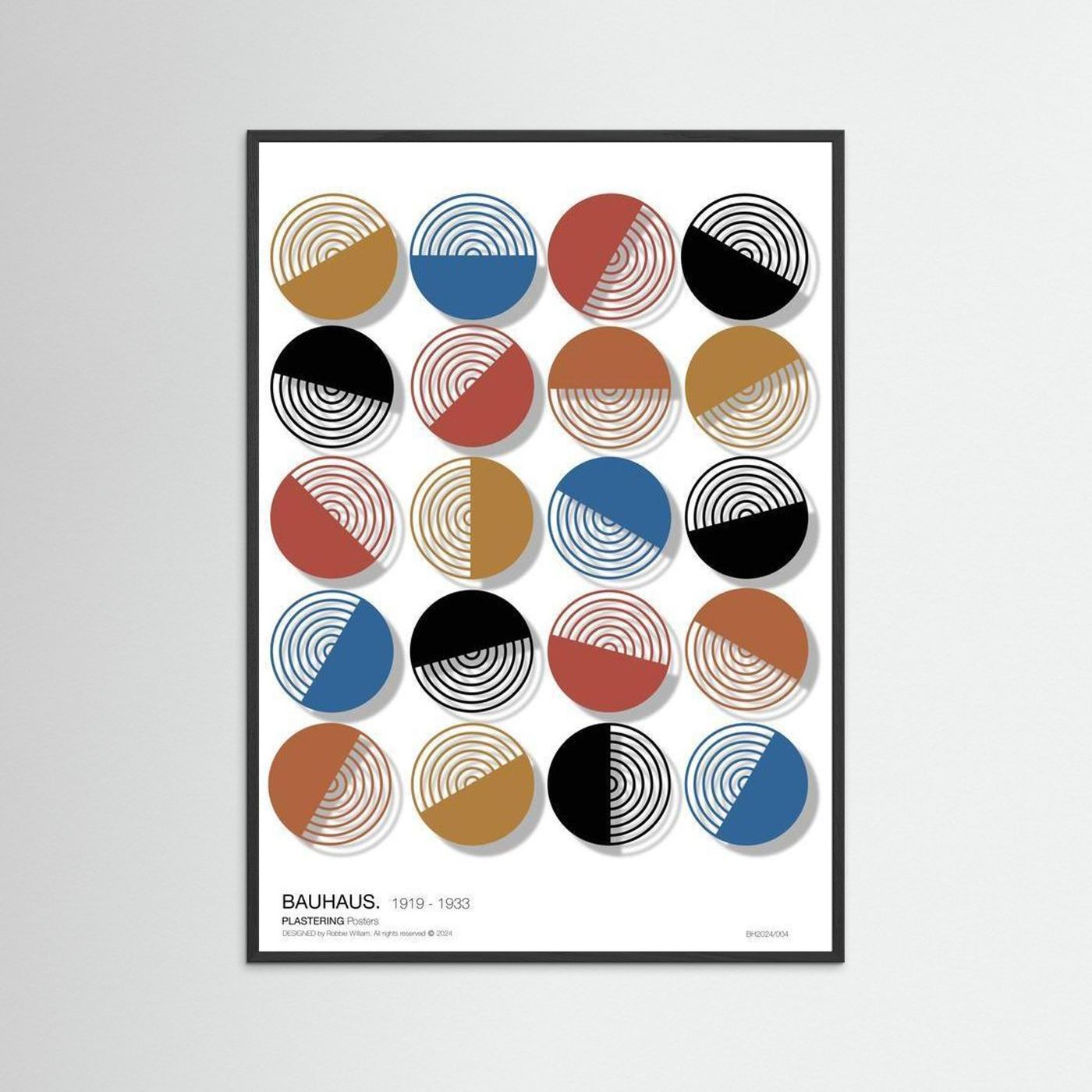 BAUHAUS 1919-1933 D001 V4. by WalkinHISlight.art - Fine Art Printed Posters