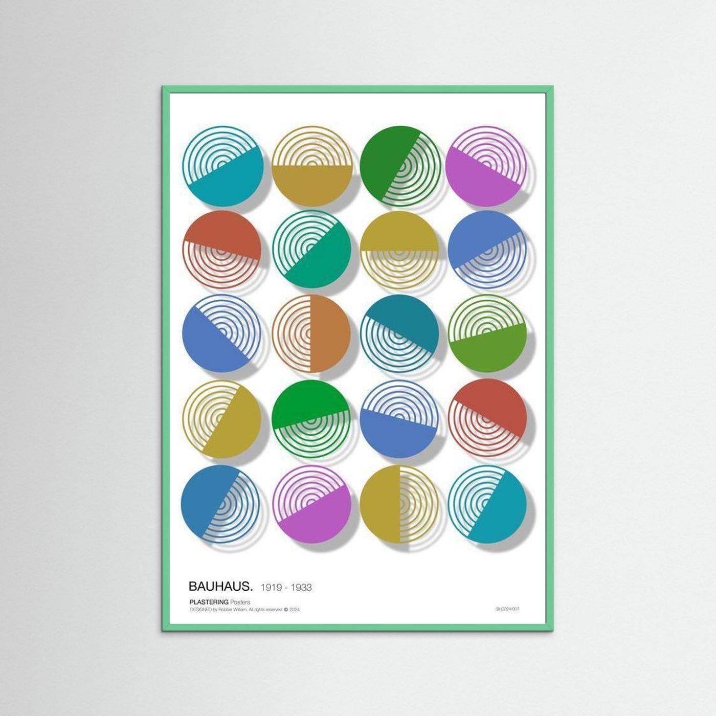 BAUHAUS 1919-1933 D001 V7  by WalkinHISlight.art - Fine Art Printed Posters