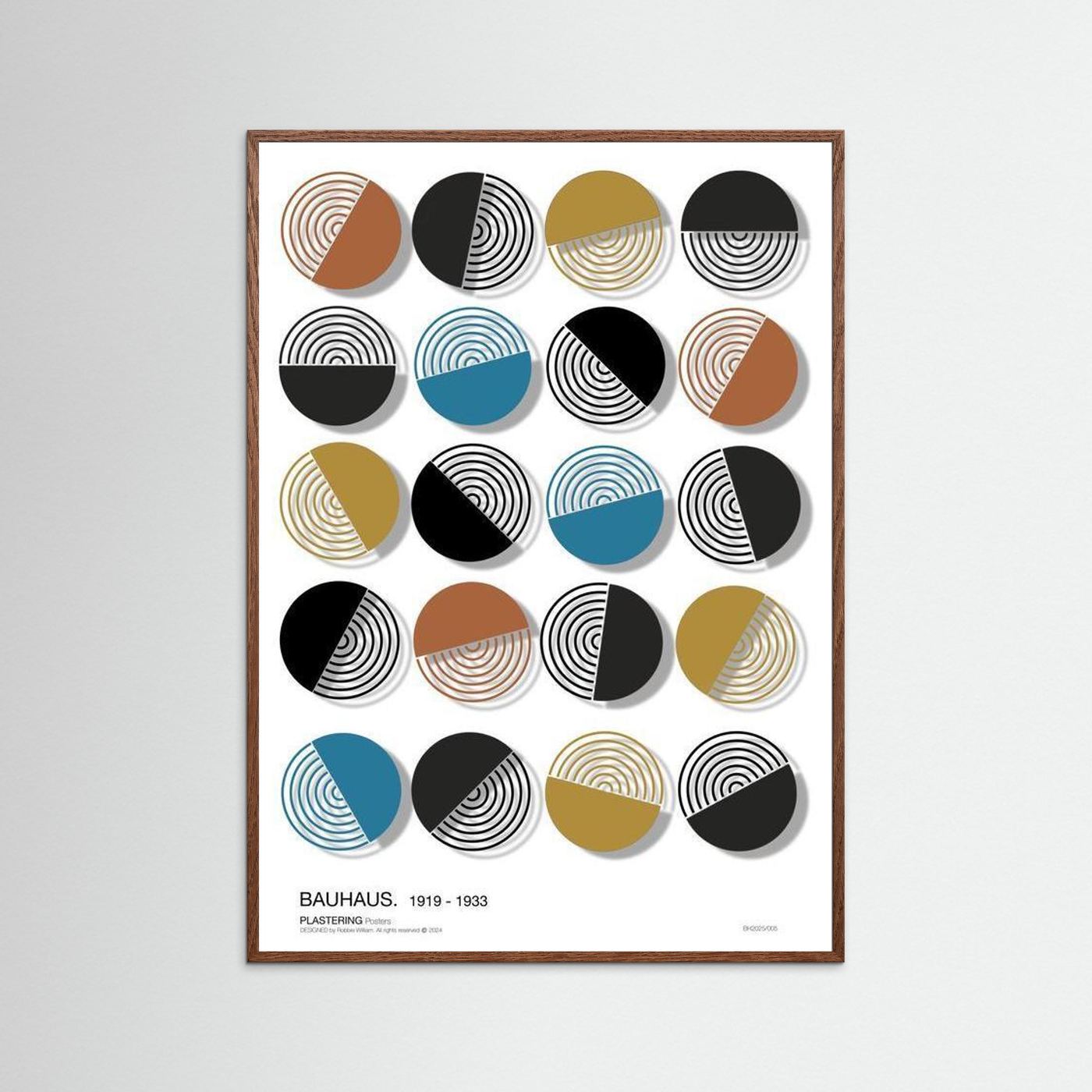 BAUHAUS 1919-1933 D001 V5  by WalkinHISlight.art - Fine Art Printed Posters