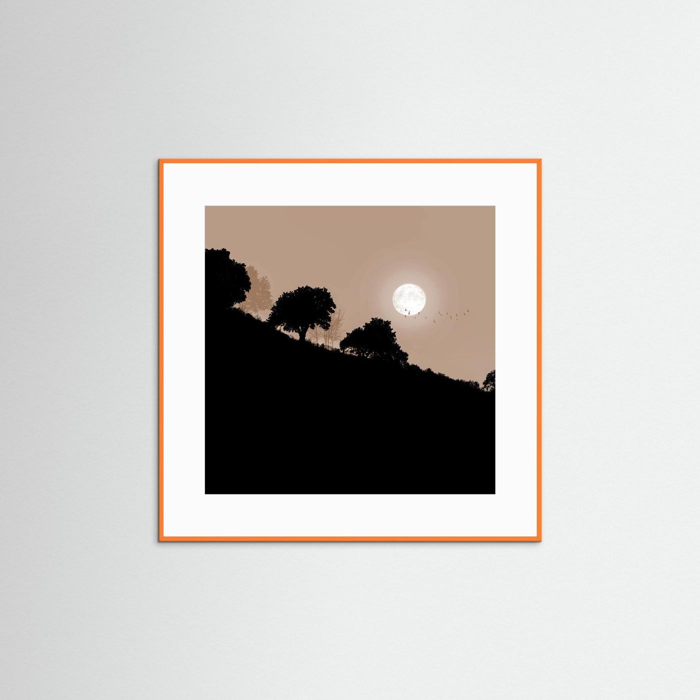 FAIR MOON RISING 'Sepia'  by WalkinHISlight.art - Fine Art Prints