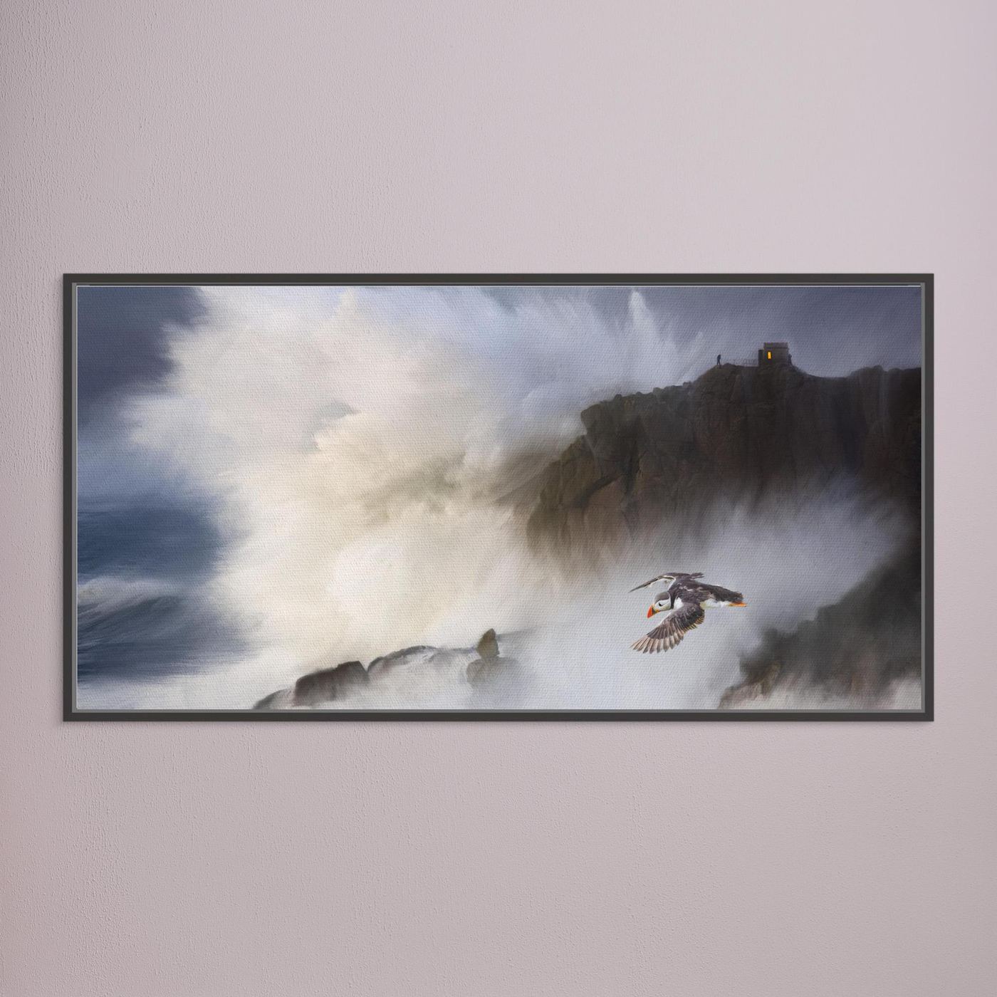 ROUGH SEAS  Walk In HIS Light | Fine Art Canvases
