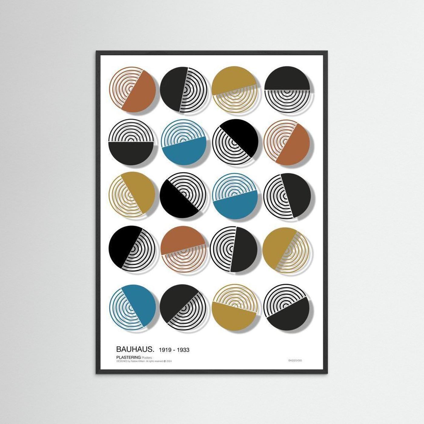 BAUHAUS 1919-1933 D001 V5  by WalkinHISlight.art - Fine Art Printed Posters