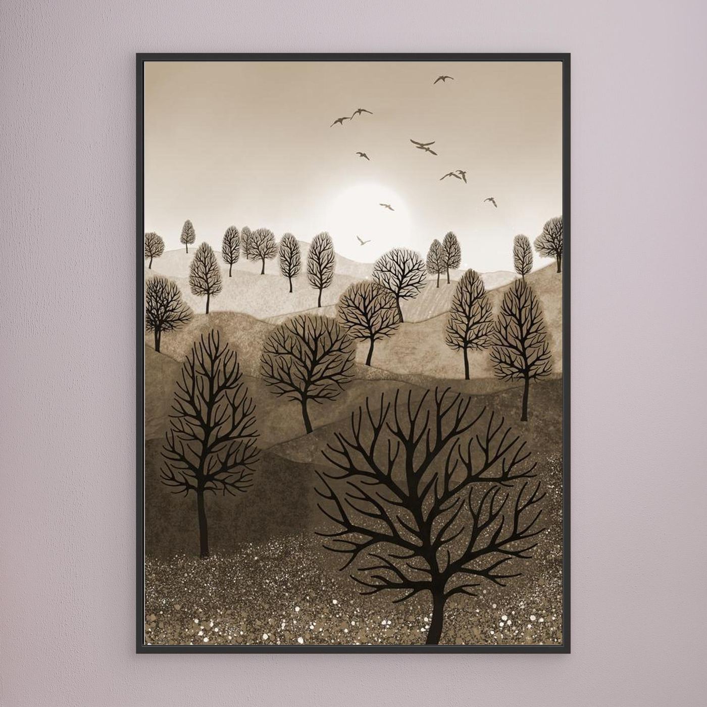 A SPLASH OF COLOUR 'Sepia'  by WalkinHISlight.art - Fine Art Canvases