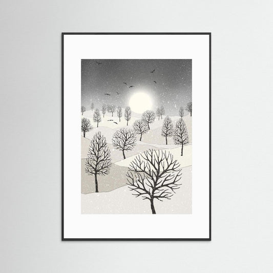 WINTER SUN  by WalkinHISlight.art - Fine ArtPrints