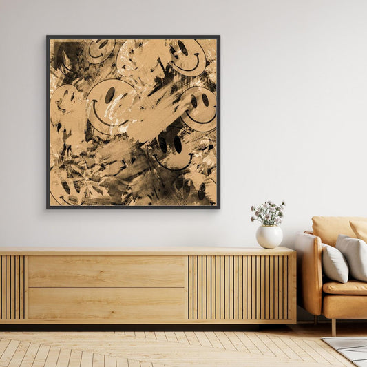 PEEK A BOO 2 'Sepia' by WalkinHISlight.art - Fine Art Canvas
