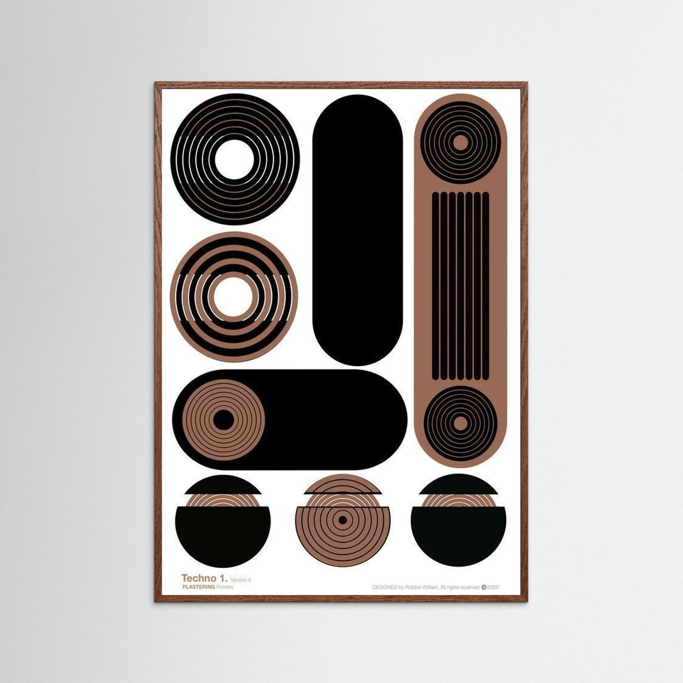 TECHNO 1 - V4 by WalkinHISlight.art - Fine Art Printed Posters