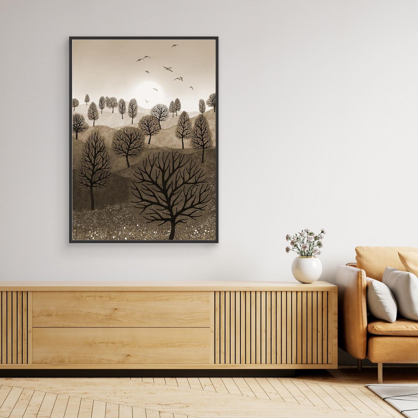 A SPLASH OF COLOUR 'Sepia'  by WalkinHISlight.art - Fine Art Canvases