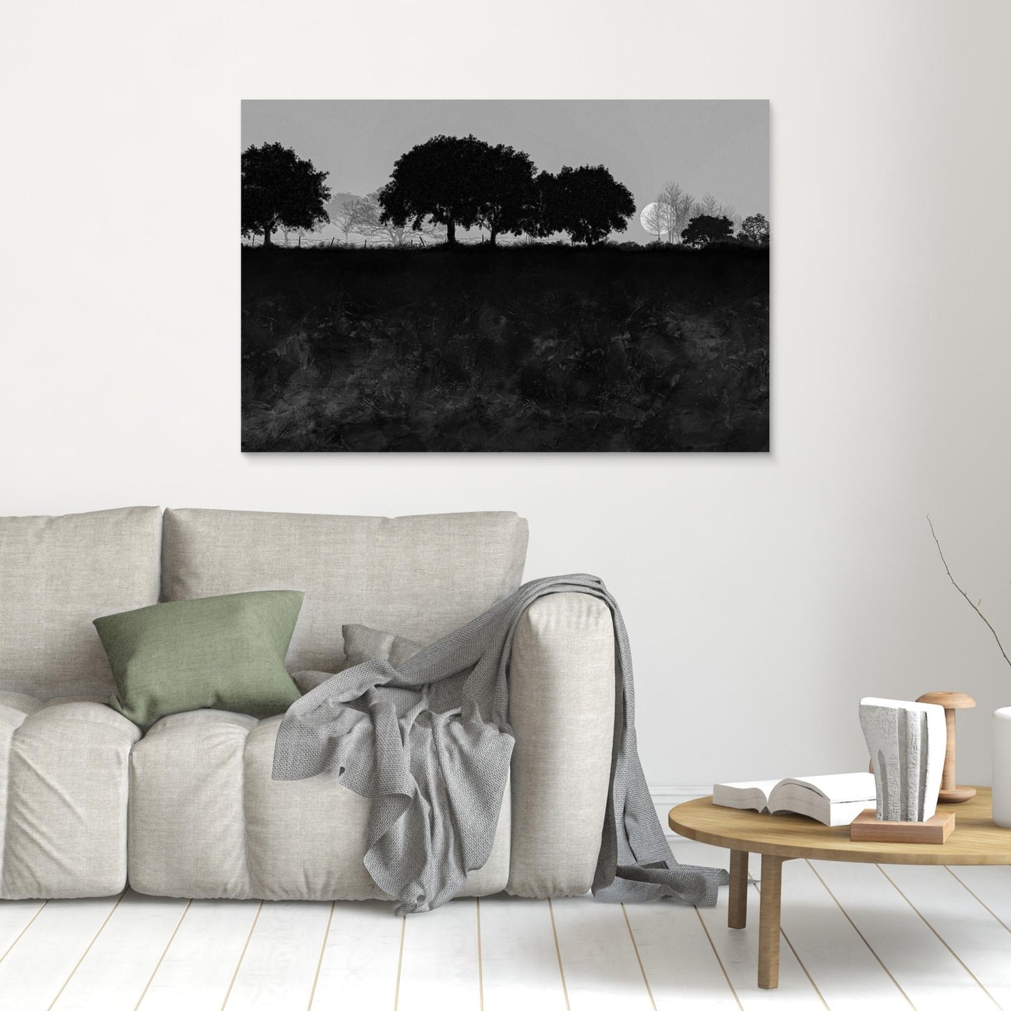 FULL MOON  by WalkinHISlight.art - Fine Art Canvases