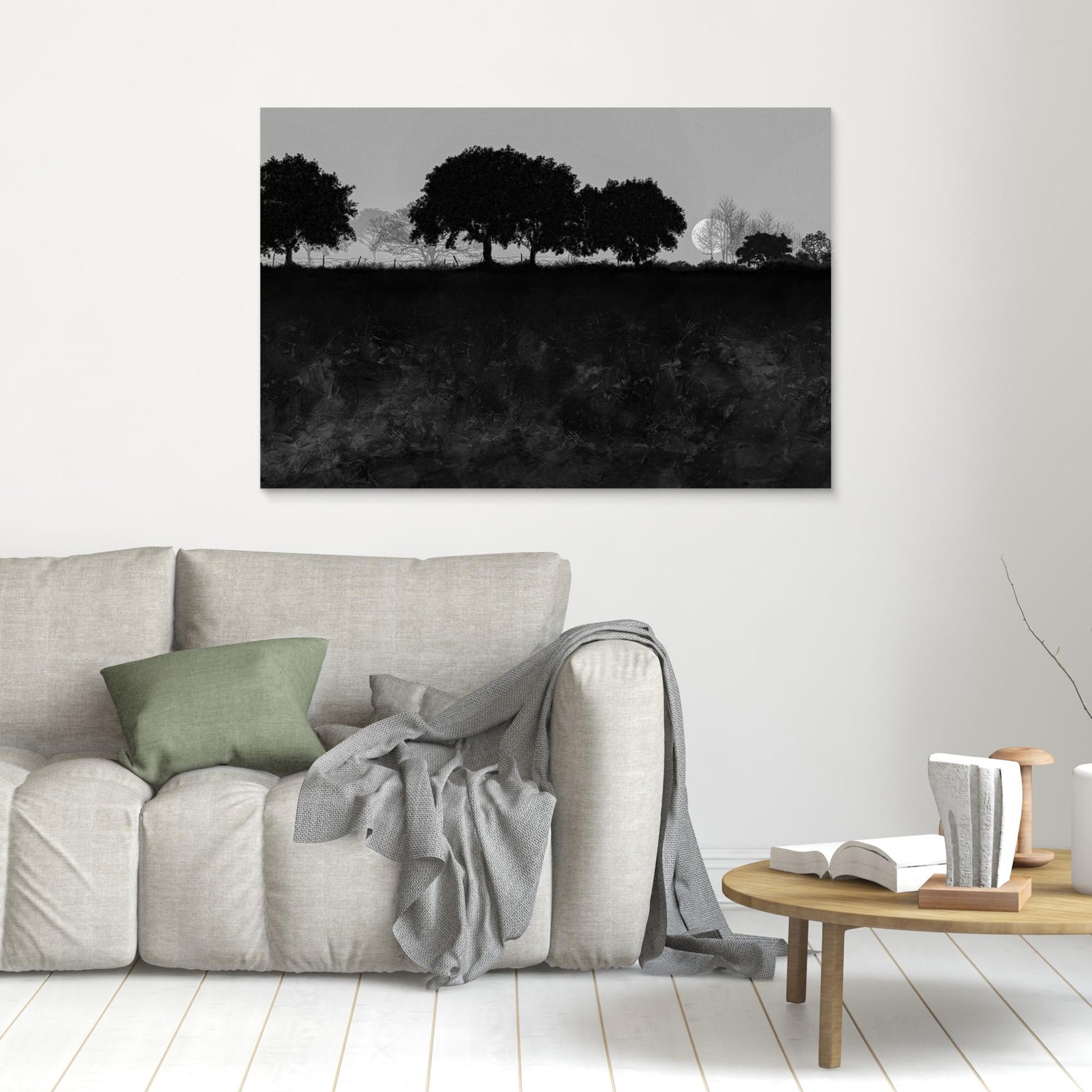 FULL MOON  by WalkinHISlight.art - Fine Art Canvases