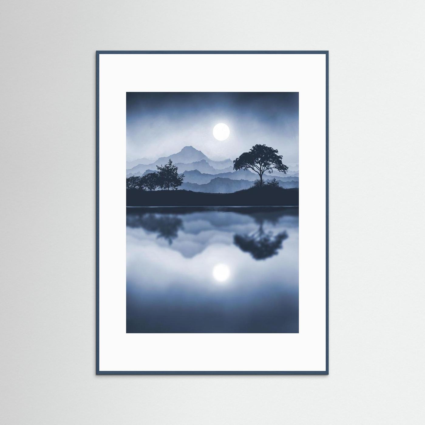 BLUE MOON  by WalkinHISlight.art - Fine Art Prints