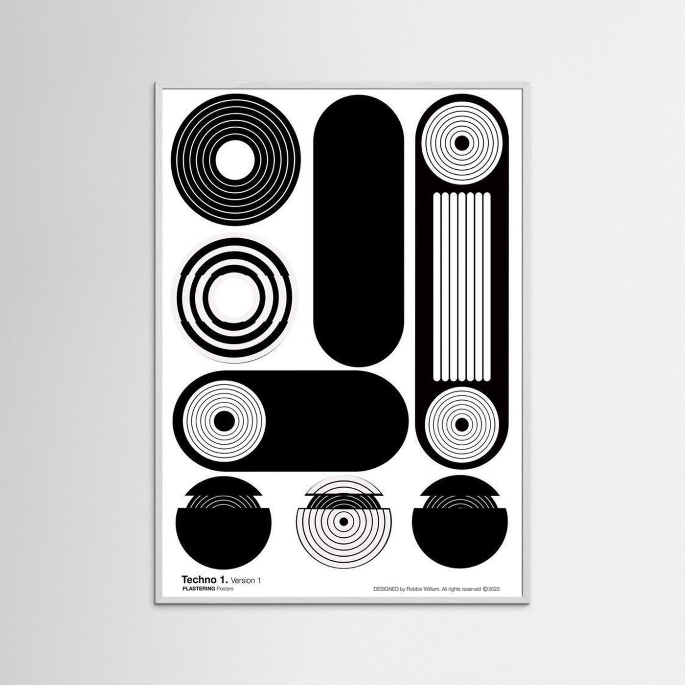 TECNO 1 - V1 by WalkinHISlight.art - Fine Art Printed Posters