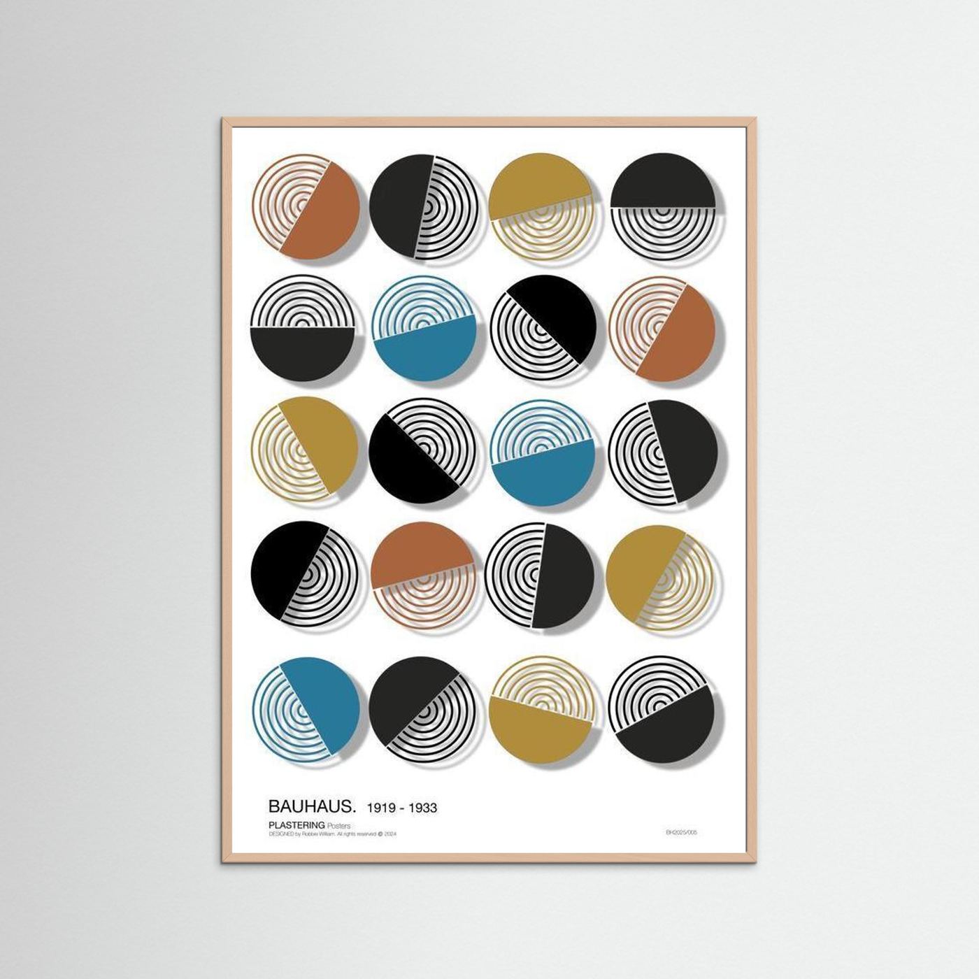 BAUHAUS 1919-1933 D001 V5  by WalkinHISlight.art - Fine Art Printed Posters