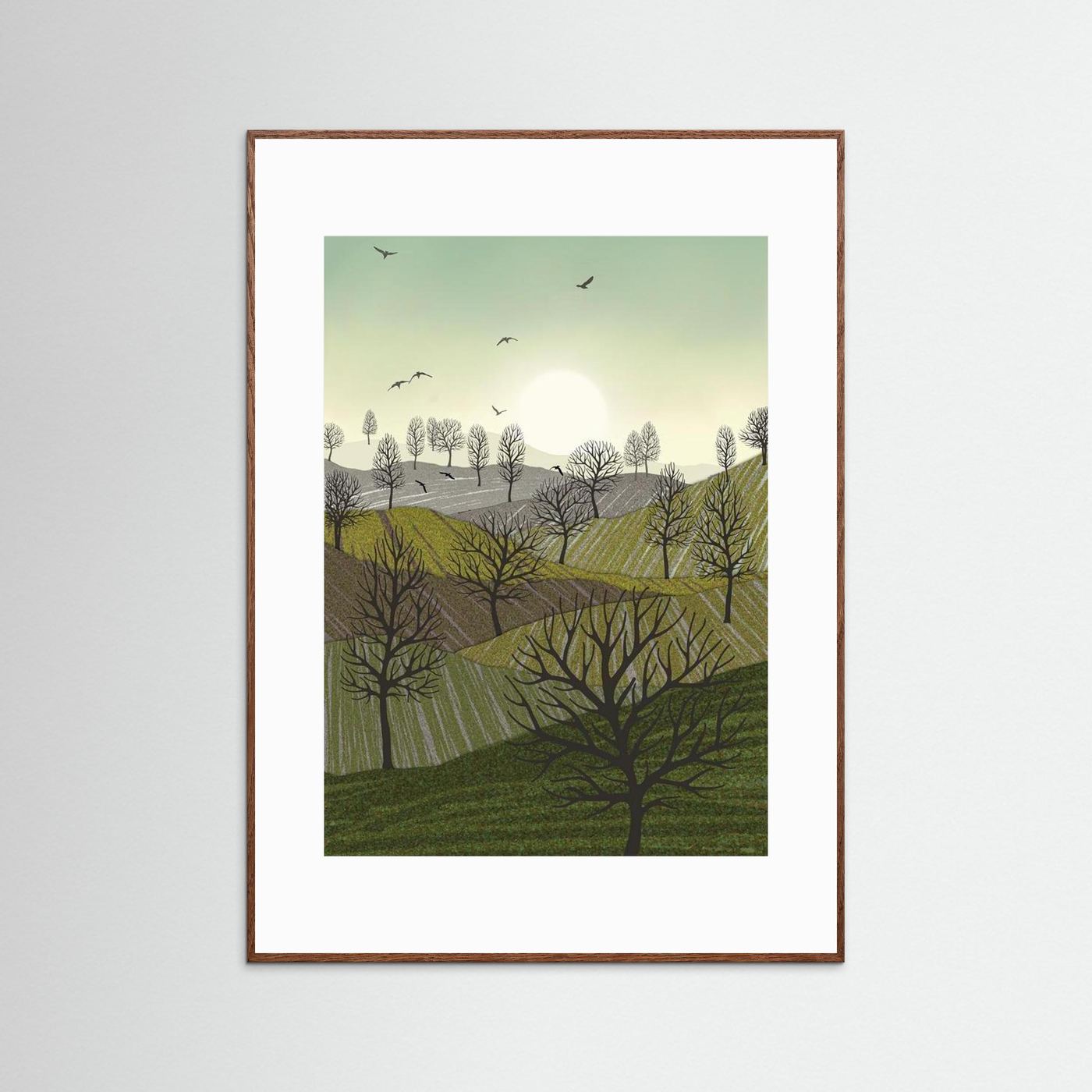 OVER THE HILLS  by WalkinHISlights.art - Fine Art Canvases