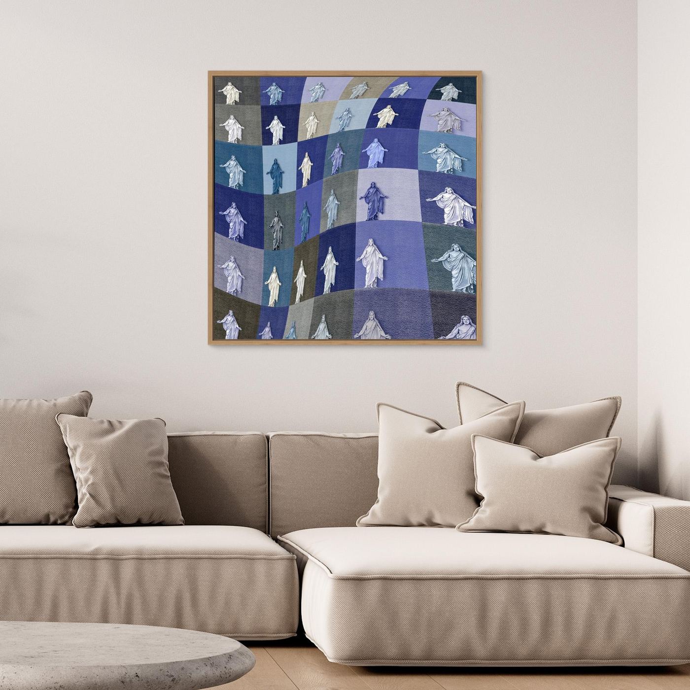 WOVEN INTO US 1  'Waves' by WalkinHISlight.art - Fine Art Canvases