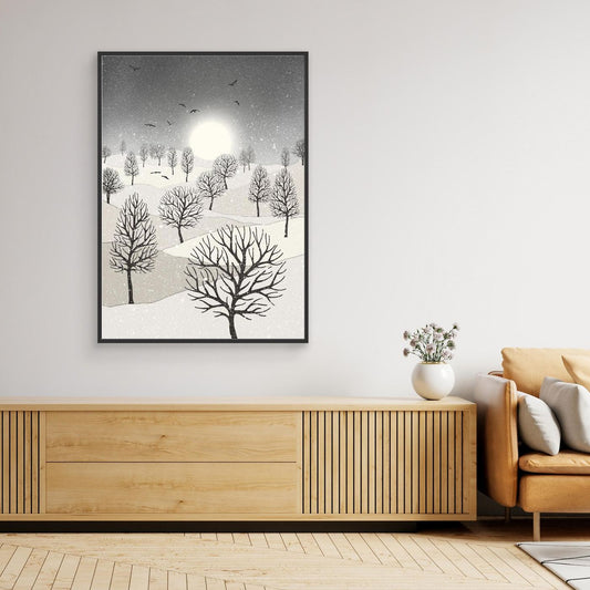 WINTER SUN  by WalkinHISlight.art - Fine Art Canvases