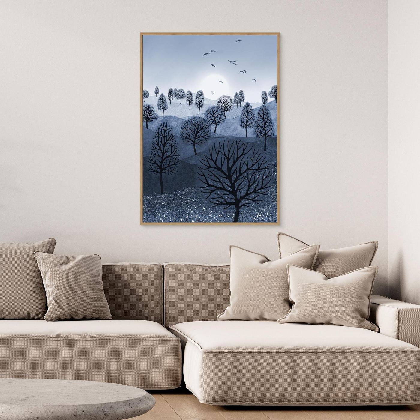 A SPLASH OF COLOUR 'Blue'  by WalkinHISlight.art - Fine Art Canvases