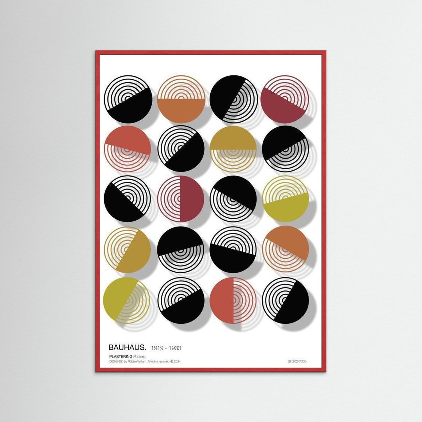 BAUHAUS 1919-1933 D001 V6  by WalinHISlight.art - Fine Art Printed Posters