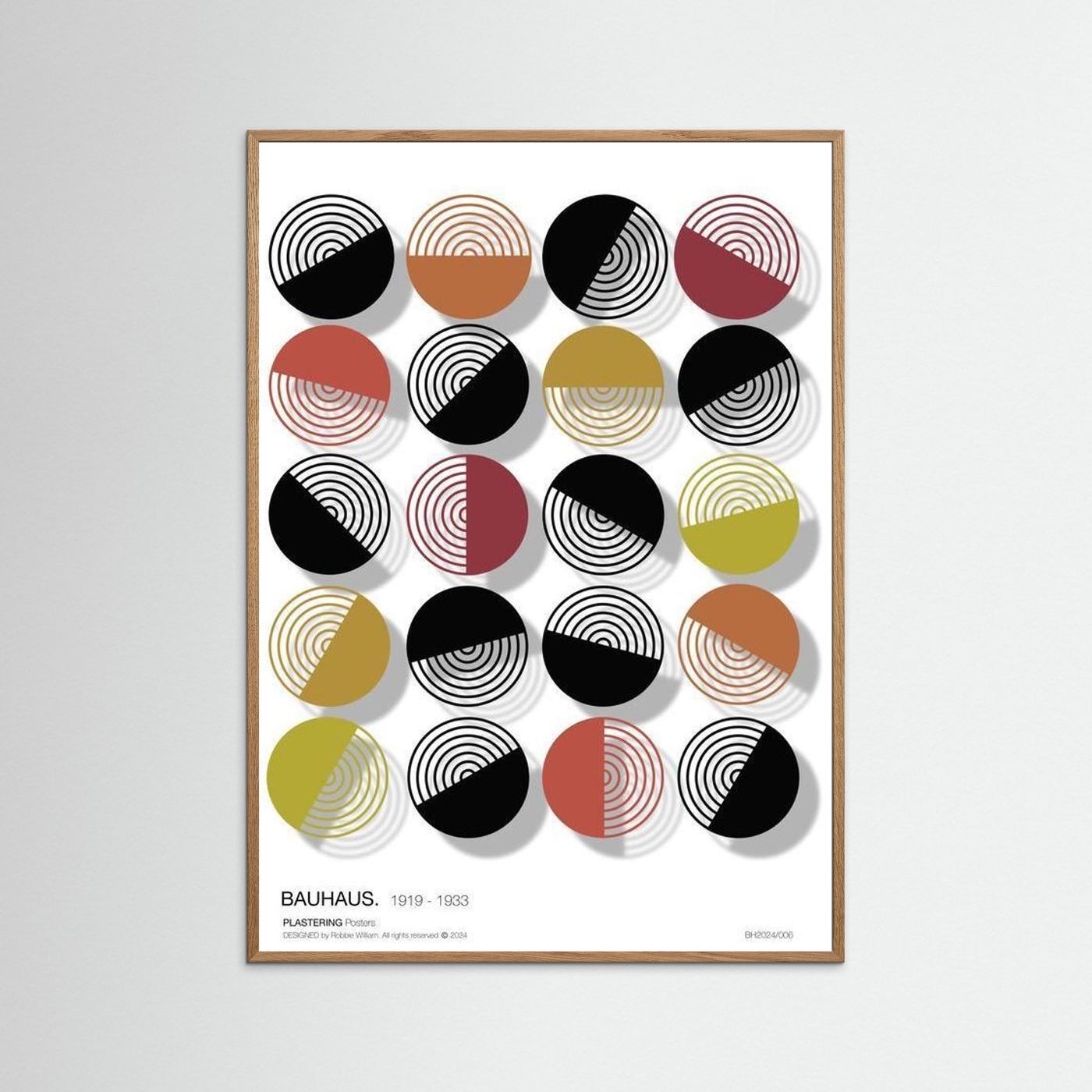 BAUHAUS 1919-1933 D001 V6  by WalinHISlight.art - Fine Art Printed Posters