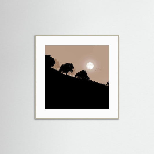 FAIR MOON RISING 'Sepia'  by WalkinHISlight.art - Fine Art Prints
