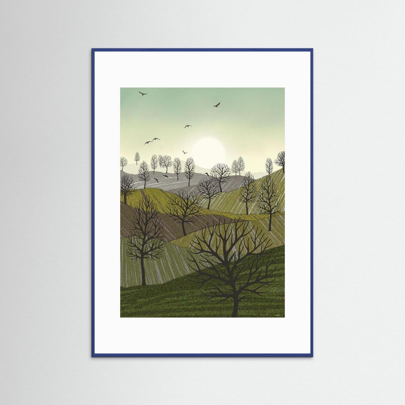 OVER THE HILLS  by WalkinHISlights.art - Fine Art Canvases