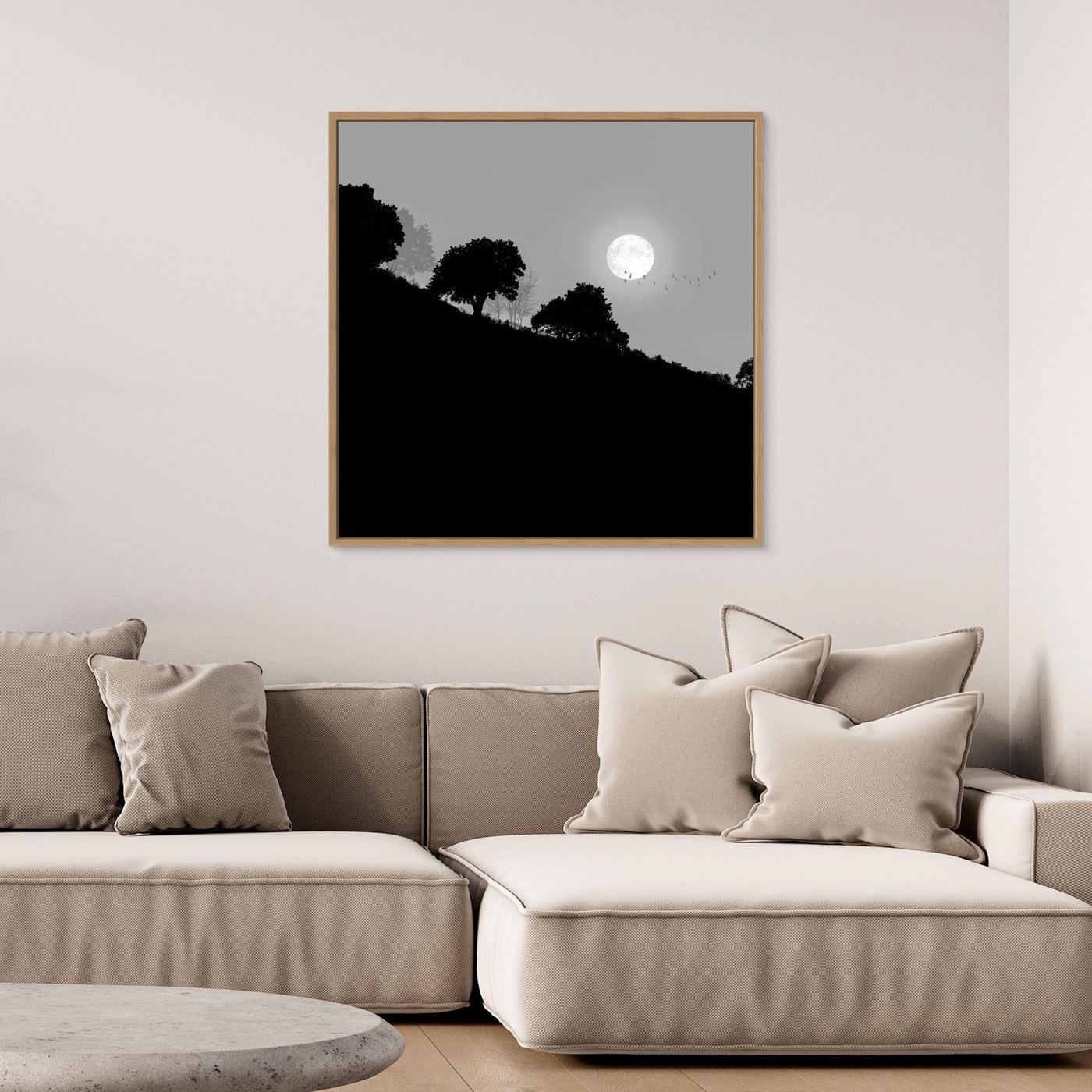 FAIR MOON RISING  by WalkinHISlight.art - Fine Art Canvases
